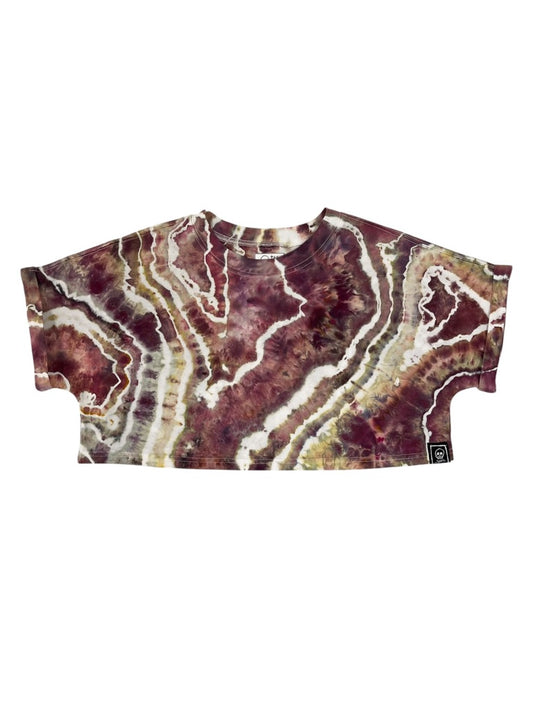 "Antique Rose Garden” Boxy Crop Tee