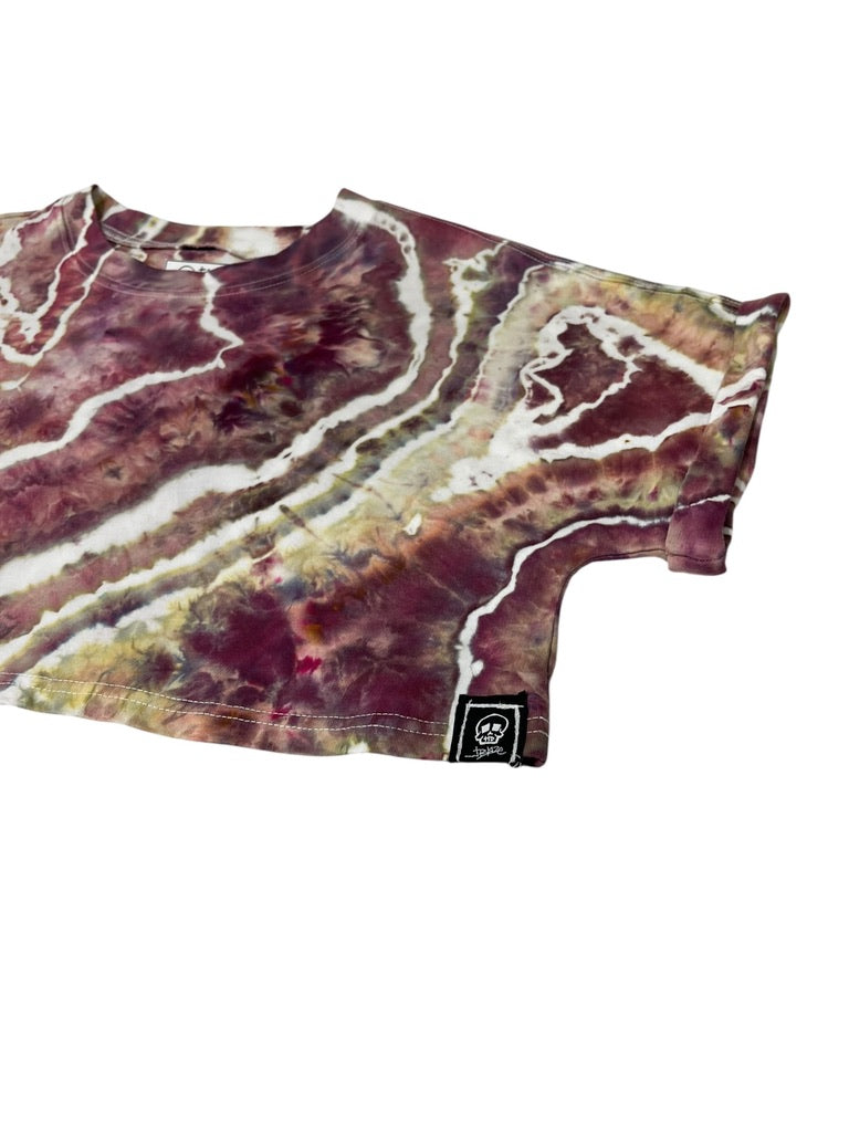 "Antique Rose Garden” Boxy Crop Tee