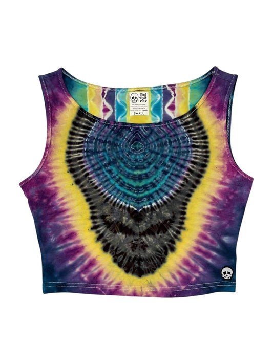 "Stealie Spine" Crop Tank Top