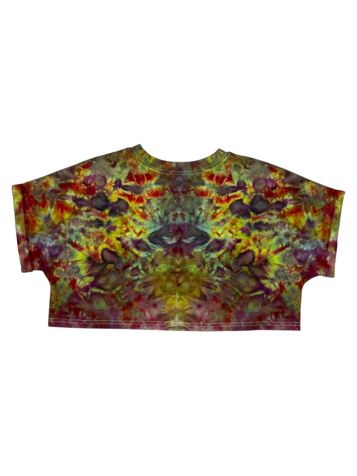 "Acid Trip” Boxy Crop Tee