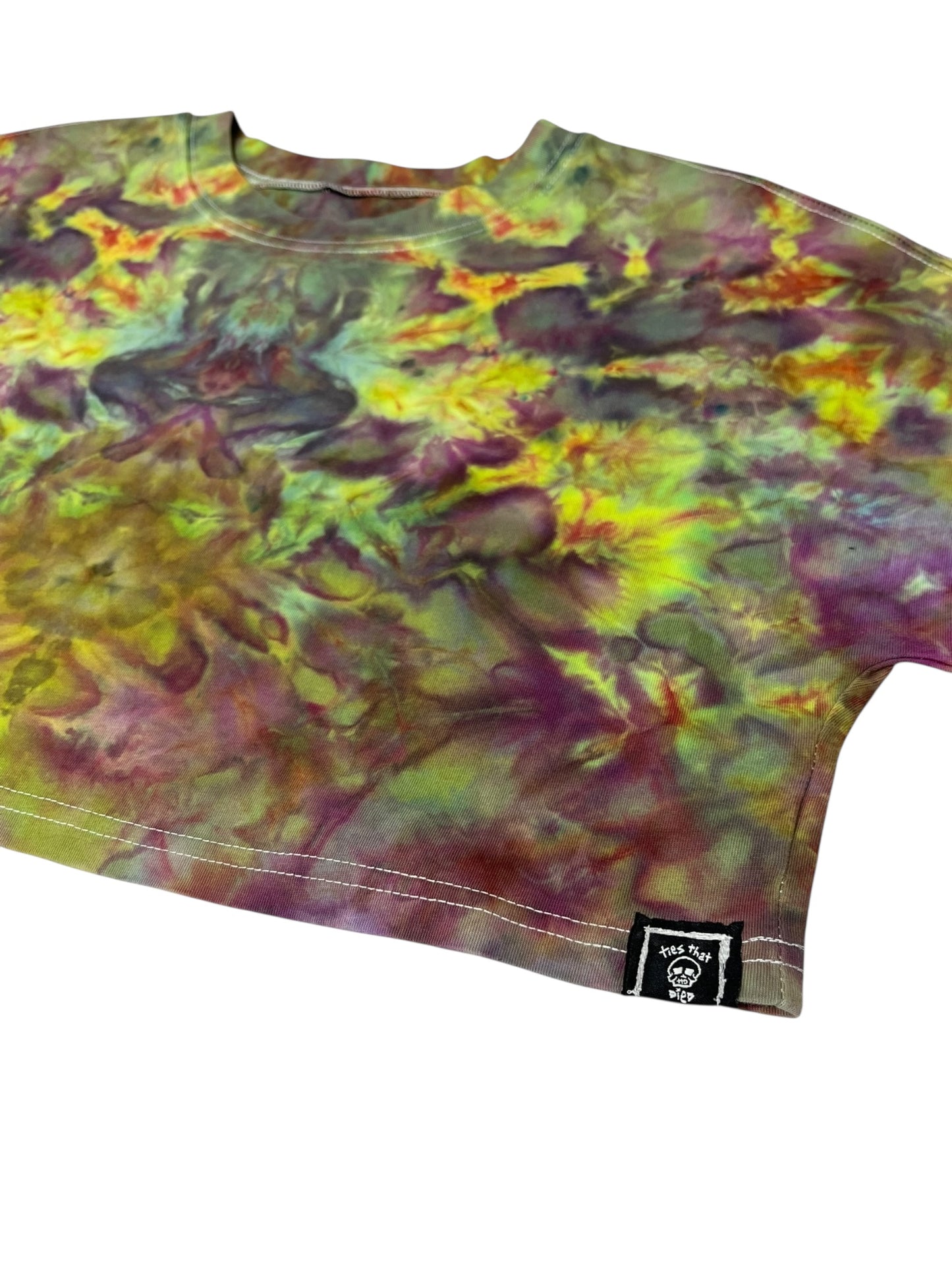 "Acid Trip” Boxy Crop Tee