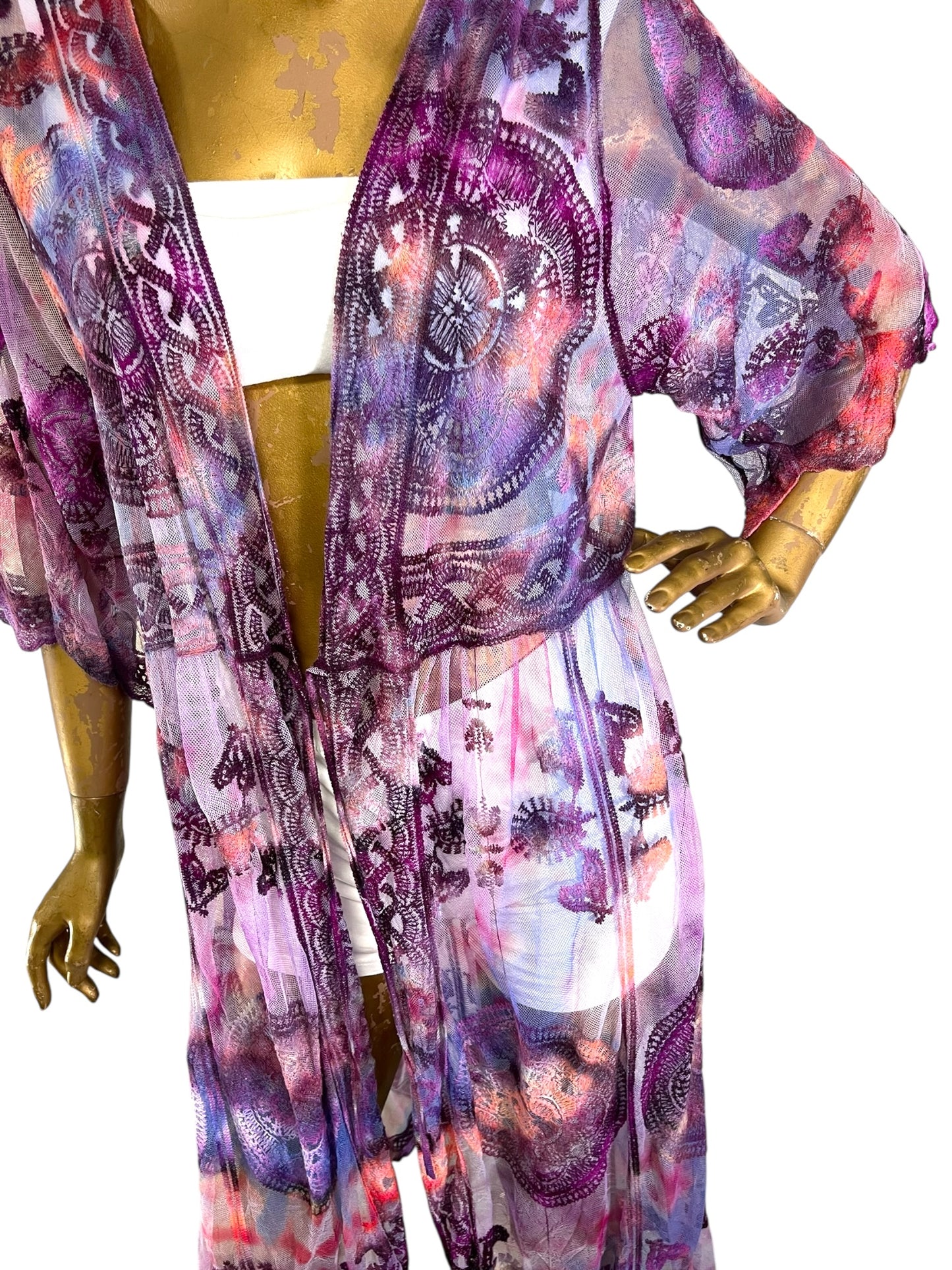 "Tritanopia" Maya Kimono