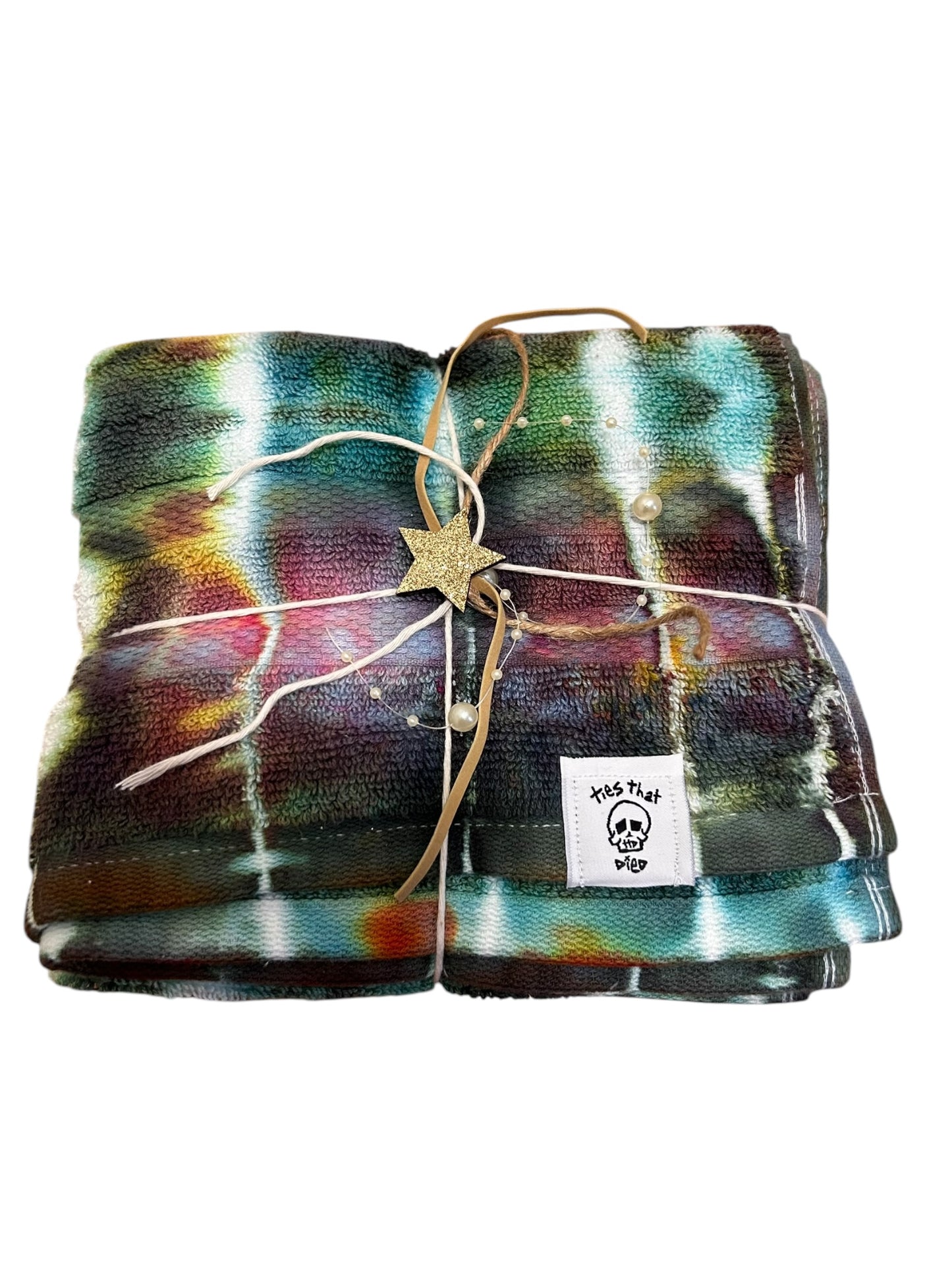 "Rainbow Road" 2-Pack Hand Towels