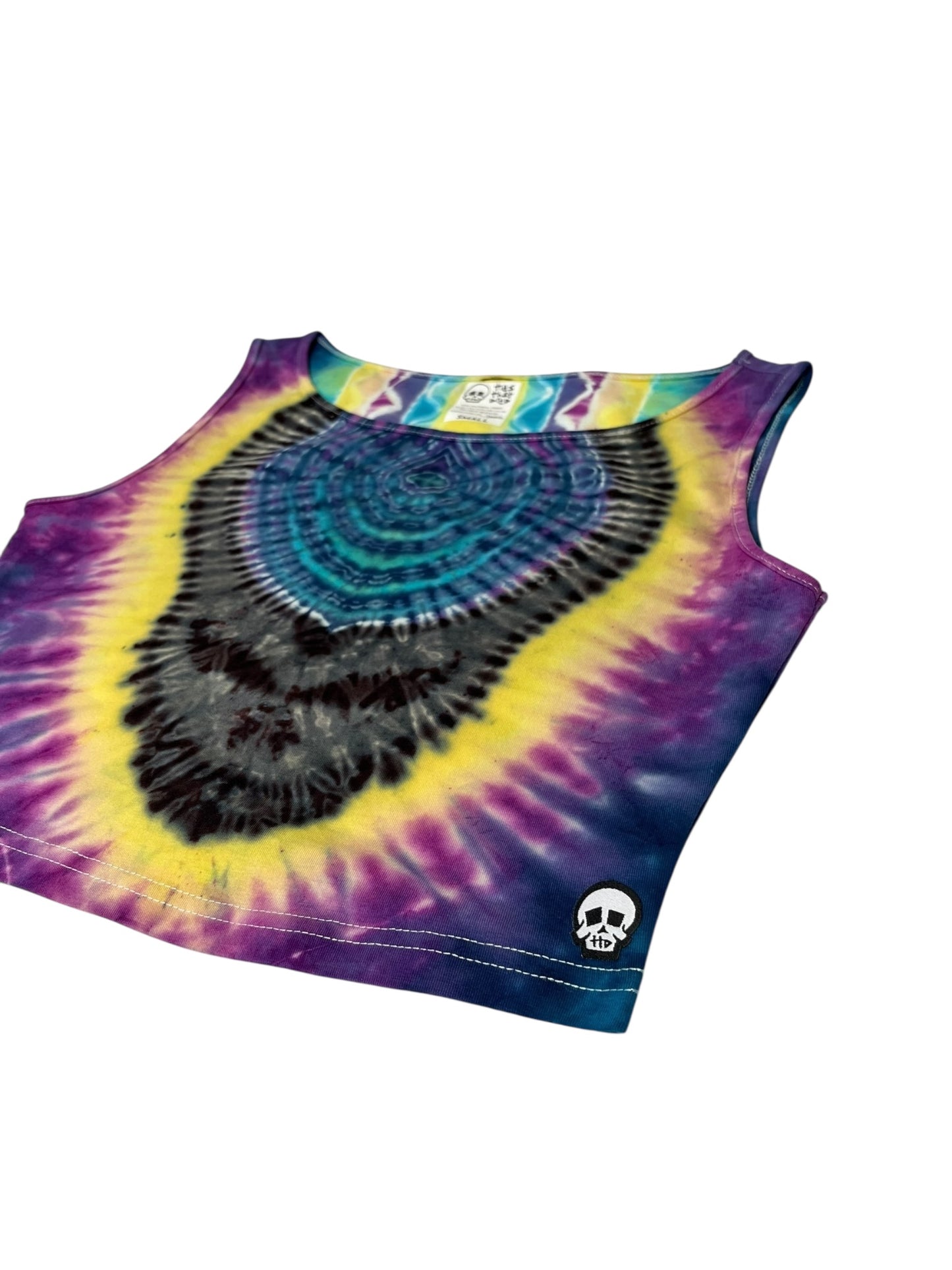 "Stealie Spine" Crop Tank Top