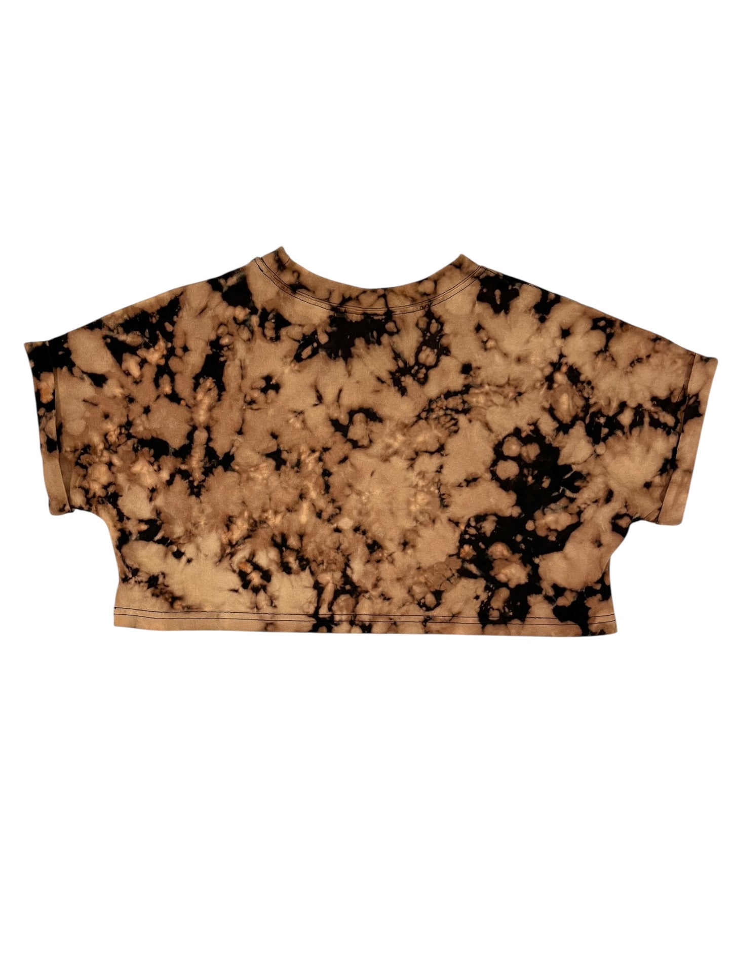 "Copper Crunch” Boxy Crop Tee