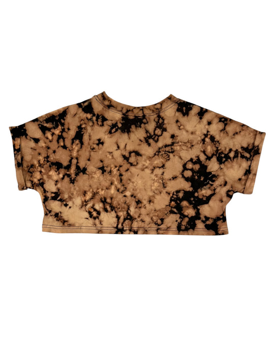 "Copper Crunch” Boxy Crop Tee