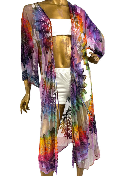 "Muck Rainbow" Shikha Kimono