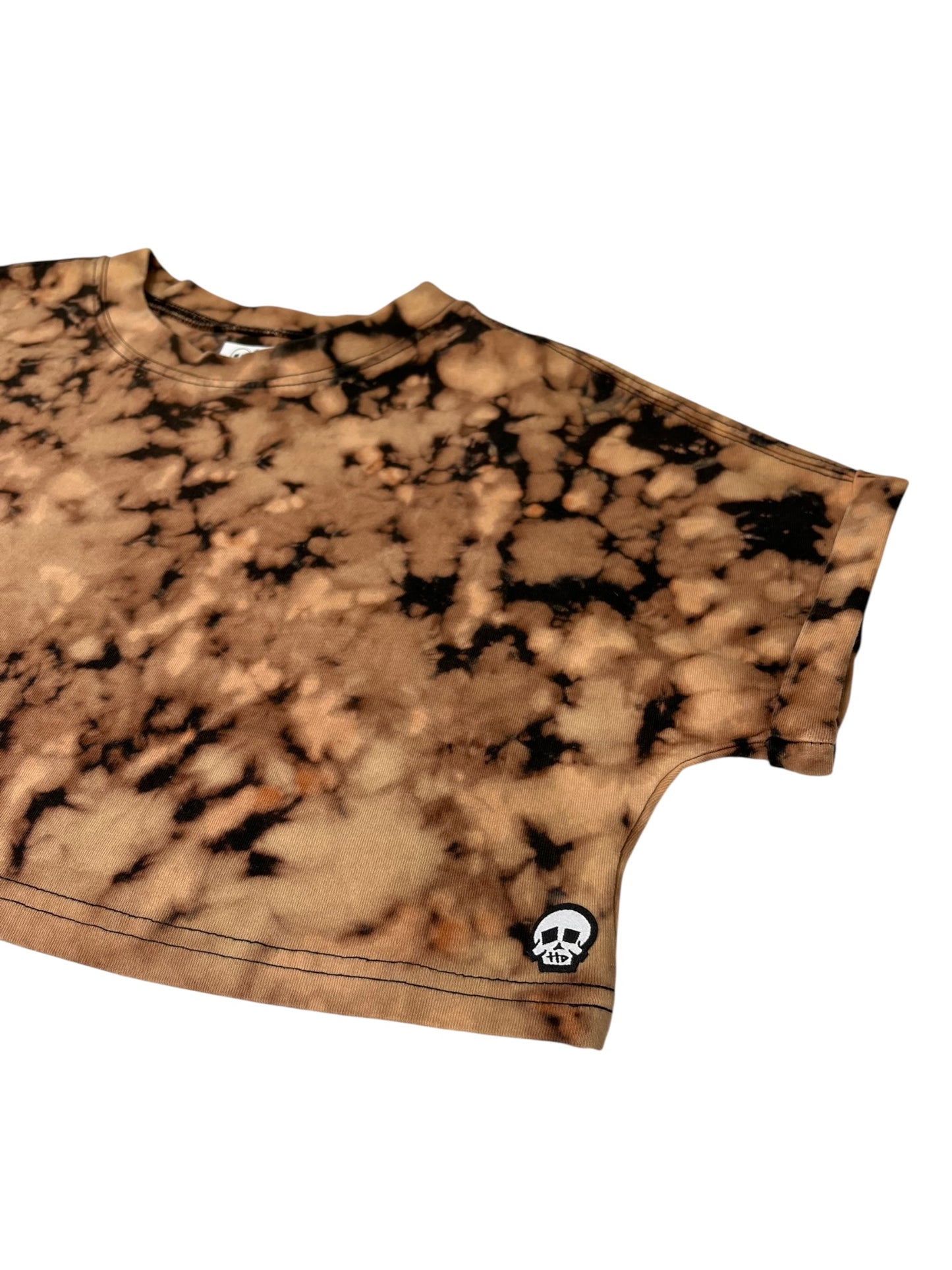 "Copper Crunch” Boxy Crop Tee