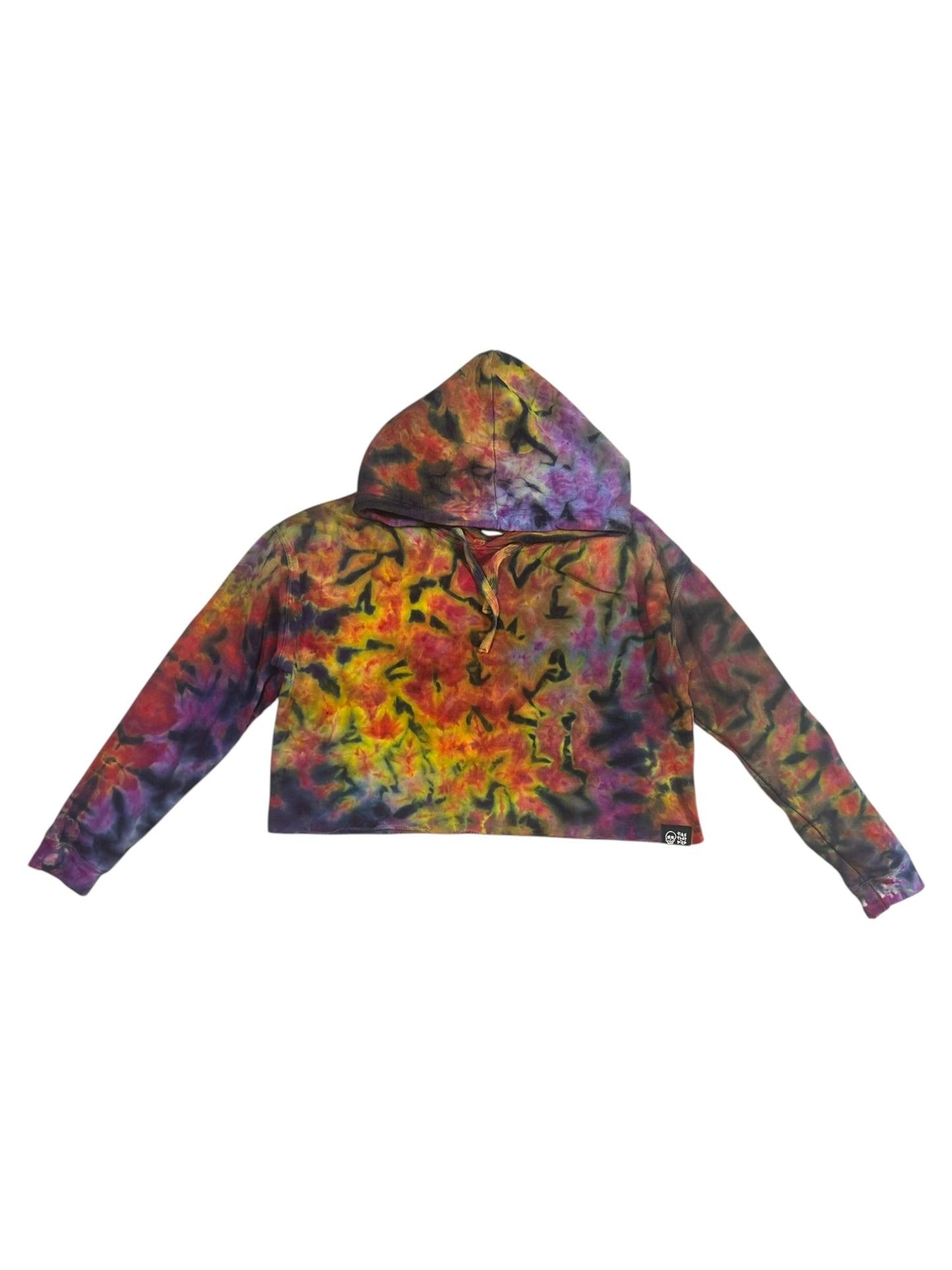 "Molten Prism" Crop Hoodie
