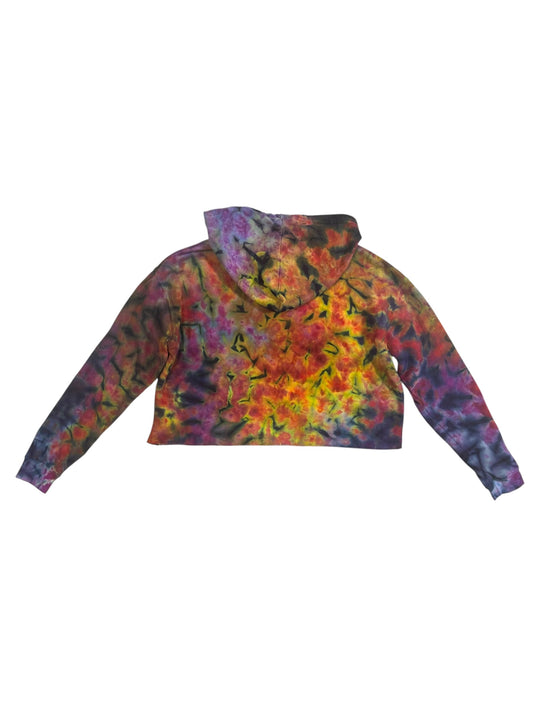 "Molten Prism" Crop Hoodie