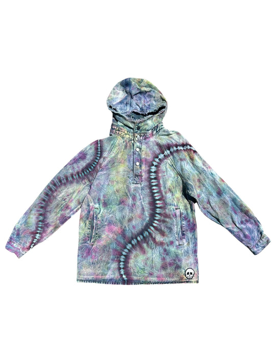 "Snail Trail" Denim Anorak Jacket