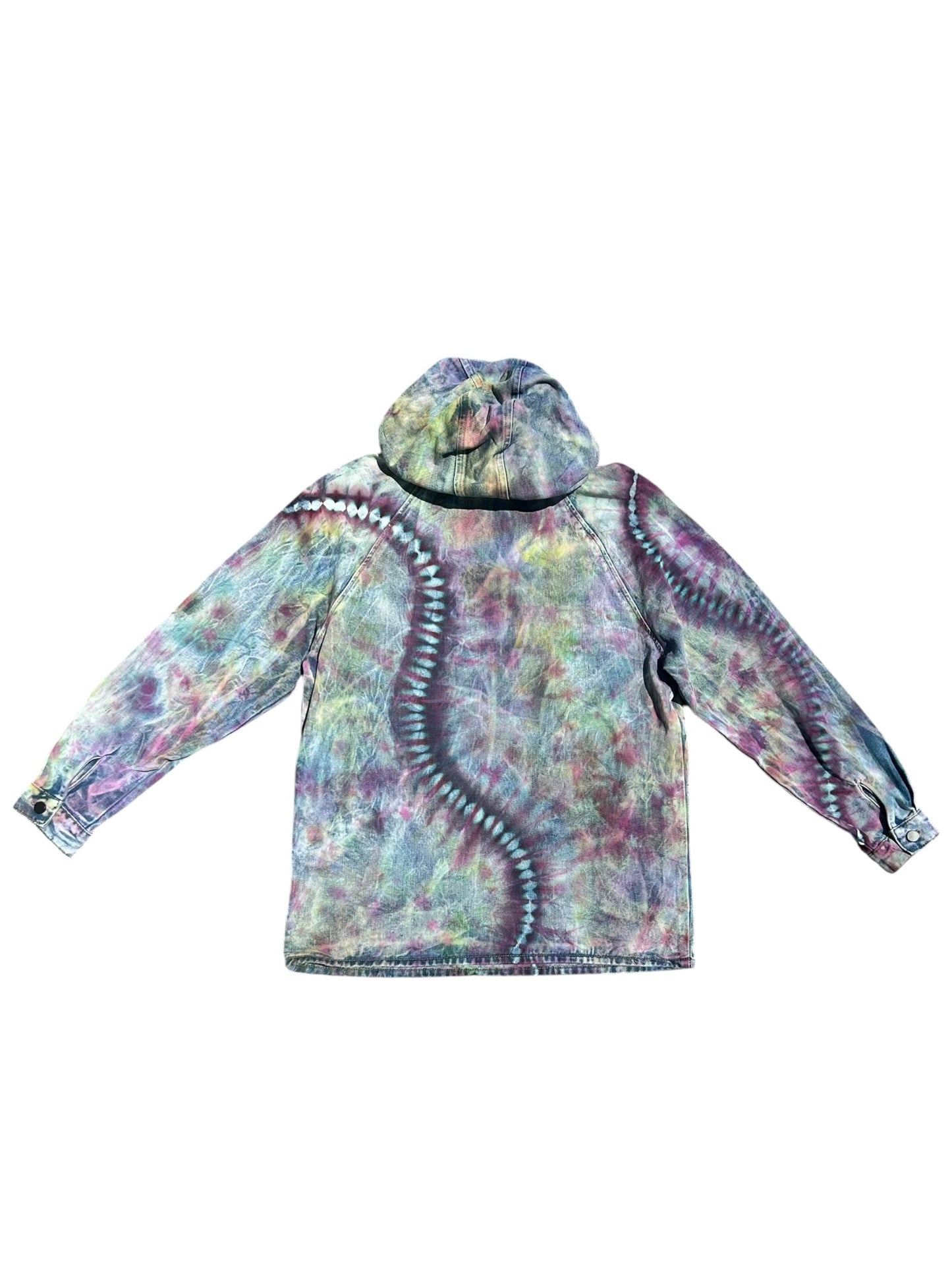 "Snail Trail" Denim Anorak Jacket