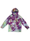 "Cosmic Bloom" Denim Anorak Jacket