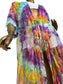 "Neon Rainbow" Maya Kimono