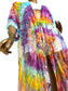 "Neon Rainbow" Maya Kimono