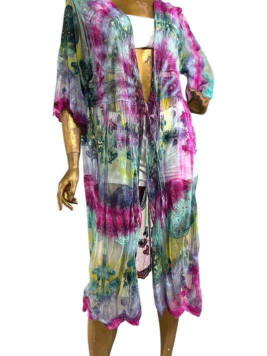 "Epidote" Maya Kimono