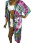 "Neon Rainbow" Maya Kimono
