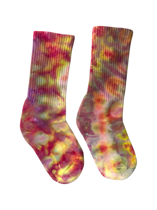"Crushed Petals" Relax Socks