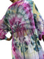 "Neon Rainbow" Maya Kimono