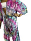"Neon Rainbow" Maya Kimono