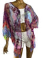 "Neon Rainbow" Maya Kimono