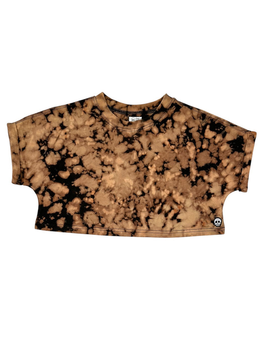 "Copper Crunch” Boxy Crop Tee