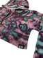 "Crushed Velvet" Velour Crop Hoodie