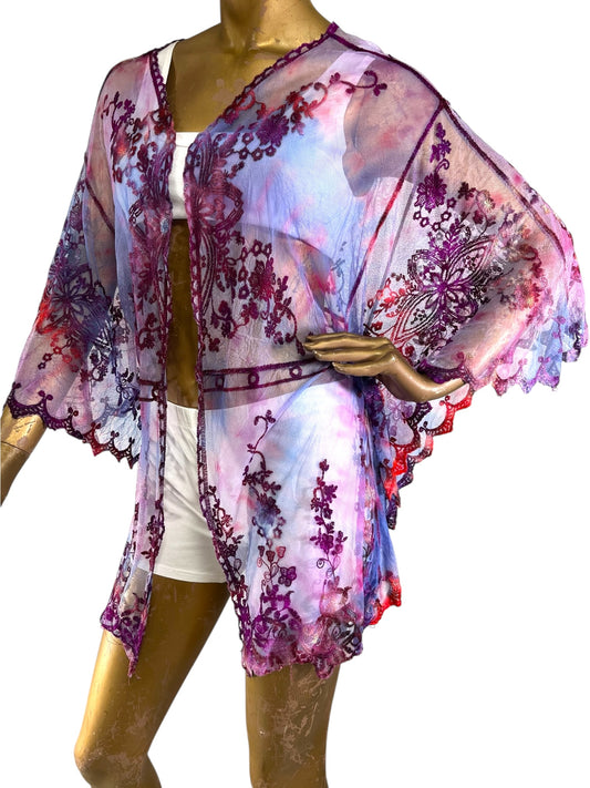 "Tritanopia" Brittany Kimono